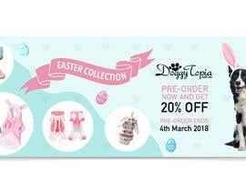 #38 for Doggy Easter Marketing Banners &amp; design by kilibayeva