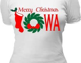 #56 for Design a T-Shirt for all US states with &quot;Merry Christmas&quot; slogan. by VikiFil