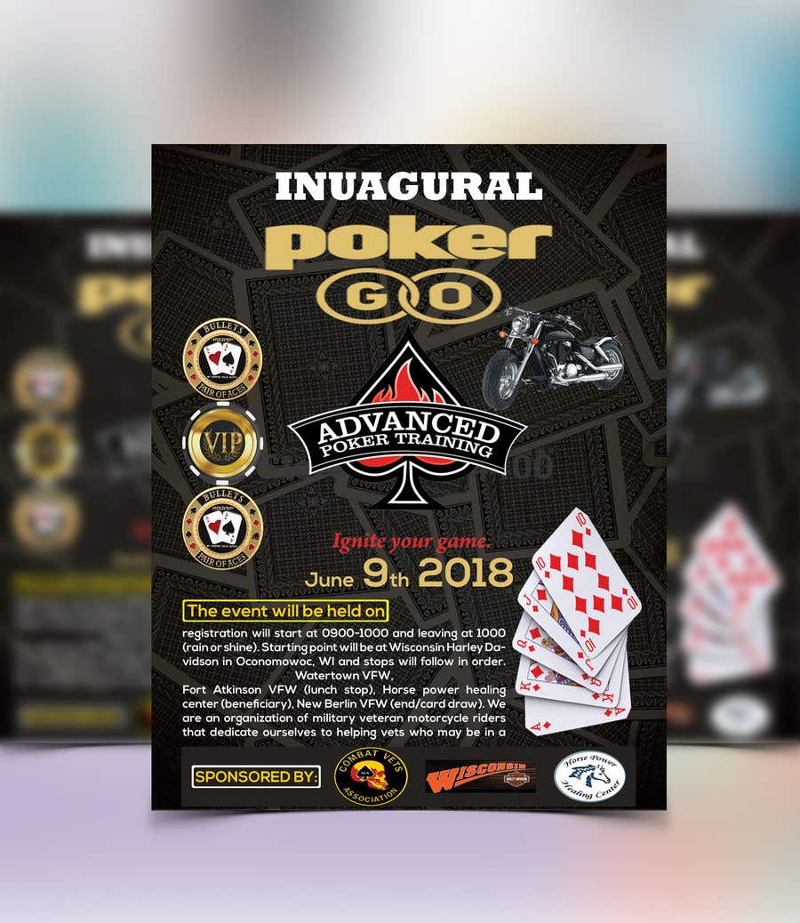 Contest Entry #29 for                                                 Inuagural poker run flyer
                                            