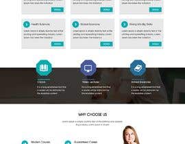 #7 for Design Landing Page Mockup For Online Course av webidea12