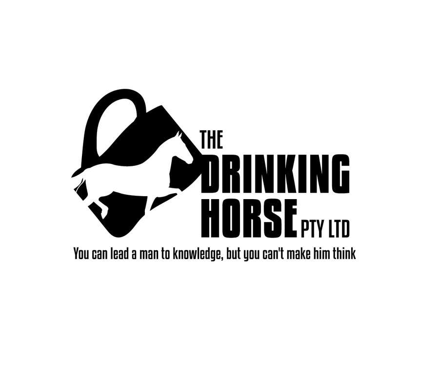 Kilpailutyö #5 kilpailussa                                                 Design a Logo for "THE DRINKING HORSE PTY LTD"
                                            