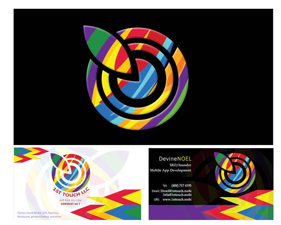 Kandidatura #24për                                                 Logo/Cards for Mobile App development company
                                            