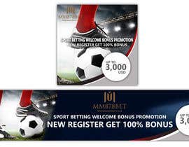 #8 for Banner design for soccer betting , casino and gambling website by Manik012