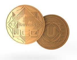 #6 dla Design for a modern crypto coin the front and back in 3D. przez kervintuazon