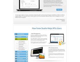 #38 para Website Design for Forex Studio product page por abatastudio