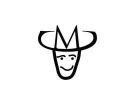 Nambari 45 ya I wish to intertwine ‘C’ and ‘M’ to make a face with a cowboy hat. na raju823