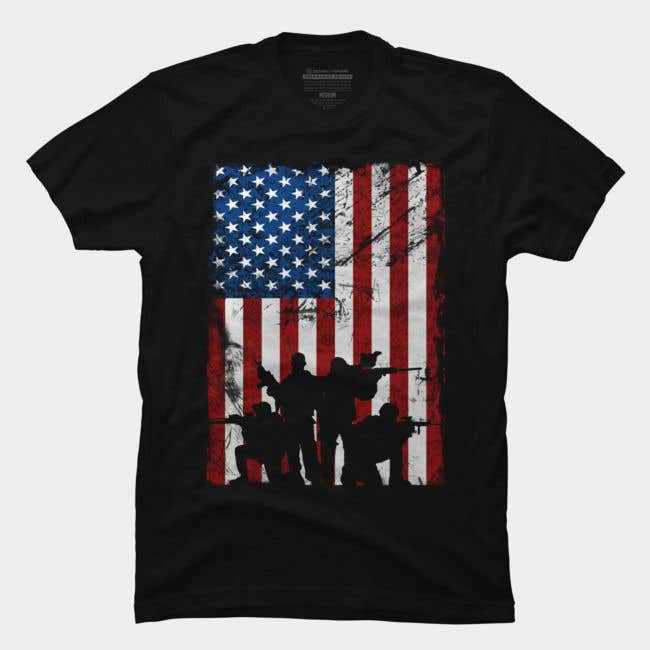Wasilisho la Shindano #13 la                                                 Design USA Independence day, with USA flag too, it's an image who will be printed on a Tshirt -- 2
                                            