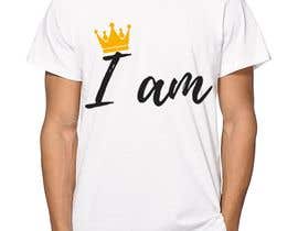 #74 for I need a logo for a T-shirt that says “I Am”. I want a tilted crown on the “I”. I need a king and queen crown. by angel0728