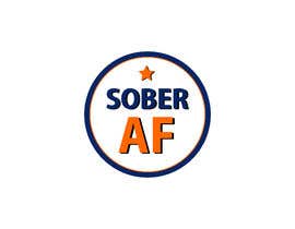 #21 para I need a one inch circle as border. Inside the circle the words &quot;Sober AF&quot; in the circle in a creative way. Theme of contest is recovery. lease make sure that this is an image that can be scaled and emailed to me in a one inch scale por ArbazAnsari