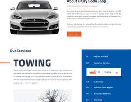 #50 para Design a Website Mockup for Automobile Body Shop de syrwebdevelopmen
