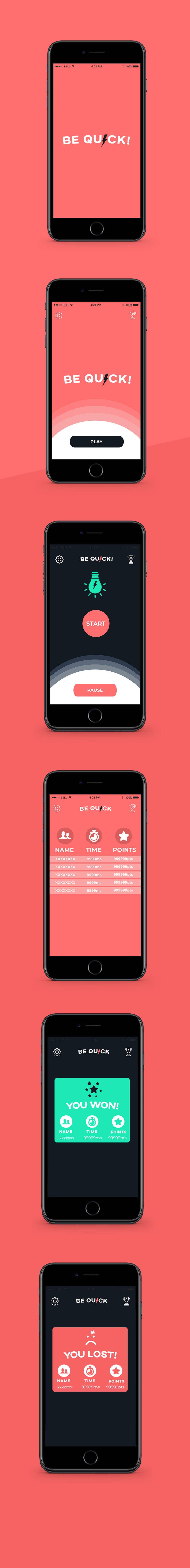 Entri Kontes #9 untuk                                                Design of a Reaction Timer App for IOS and Android Devices
                                            