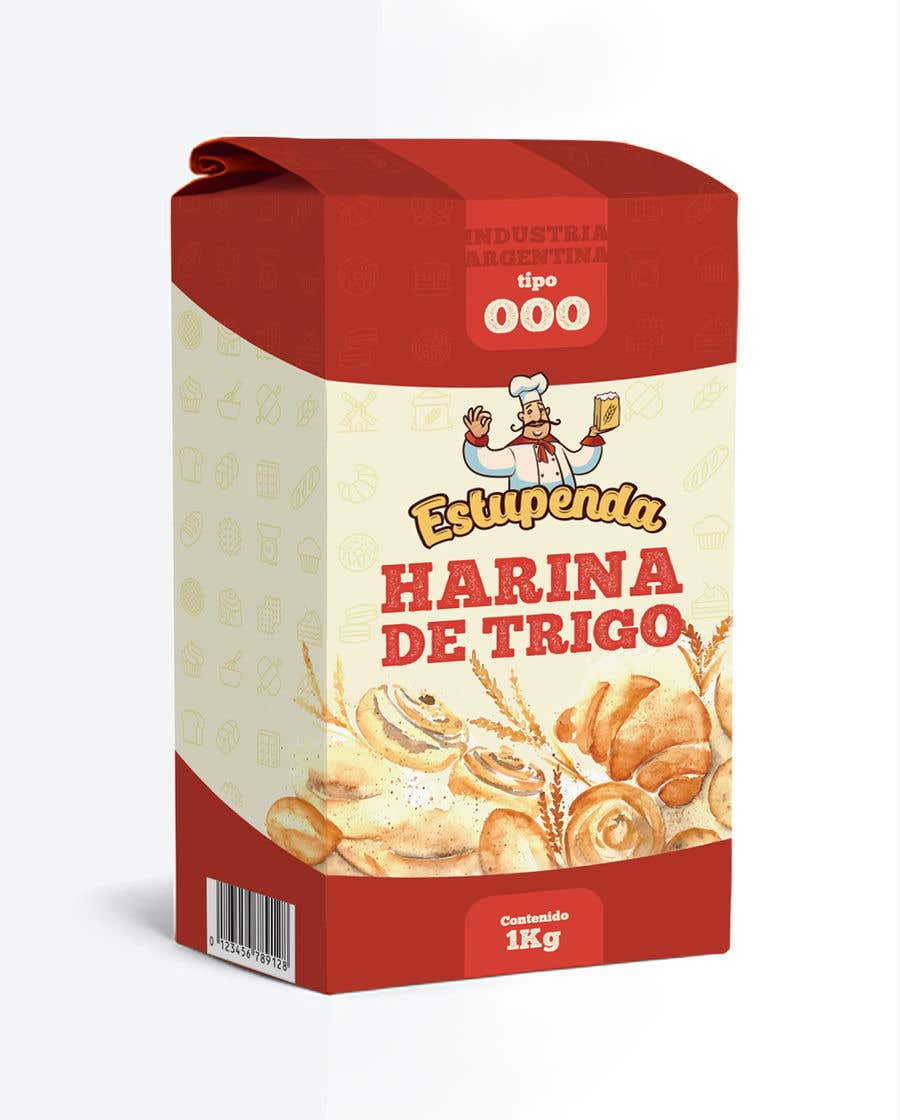 Konkurransebidrag #21 i                                                 diseño de packaging Harina 000
                                            