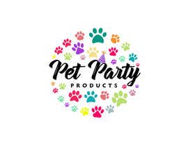 #132 untuk Pet Party Products Logo oleh Anthuanet