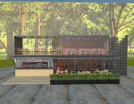 #47 dla Container Restaurant Concept Design przez Ximena78m2