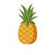 Miniatura de participación en el concurso Nro.9 para                                                     I need you to make a simple design of a pineapple. It doesnt really need to much detail. Just have a yellow pineapple with a green top (leaves).
                                                