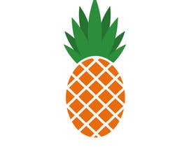 #3 para I need you to make a simple design of a pineapple. It doesnt really need to much detail. Just have a yellow pineapple with a green top (leaves). de hafsashahw