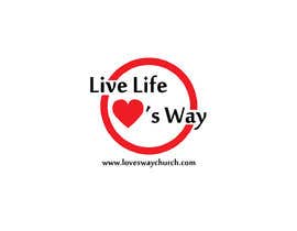 #1 pentru vector pdf file 
for a church - needs to say:
Live Life ❤️’s Way 

At the bottom edge of the decal and smaller it needs to say: www.loveswaychurch.com
Can be circle or oval / sideways oval might look good?
Not sure of colors ?Just heart needs to be red. de către denysmuzia
