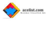 Graphic Design Inscrição do Concurso Nº72 para company logo icon with acelist.com and Myanmar classifieds ads text