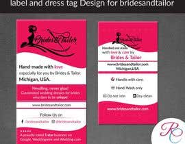 #13 for Designing a label and dress tag for my customized wedding dresses. by ReallyCreative