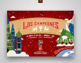 #10 for Russia 2018 Worldcup - Restaurant Placemat by lauriitadesign
