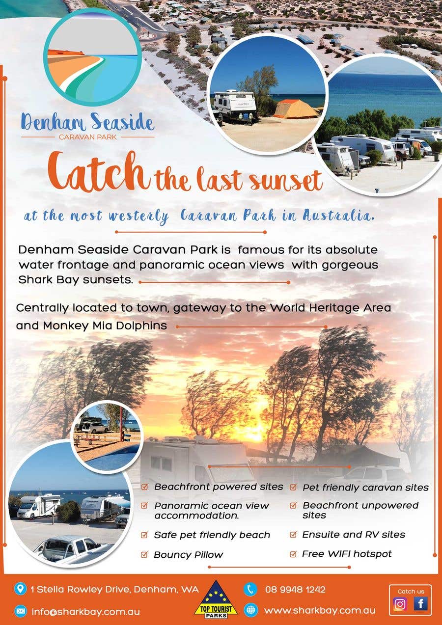 Konkurrenceindlæg #30 for                                                 Design an A4 Advertisement for Denham Seaside Caravan Park
                                            