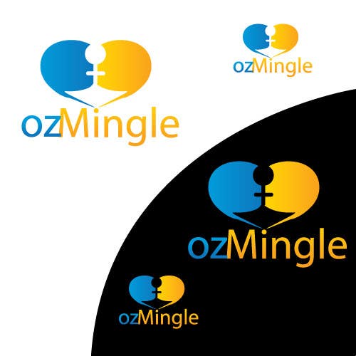Kilpailutyö #332 kilpailussa                                                 Logo Design for ozMingle
                                            