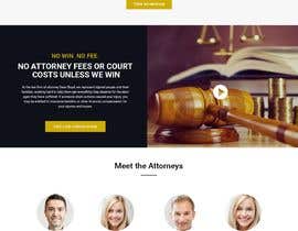 #40 für Design a Website Mockup for Personal Injury Law Firm von webmastersud