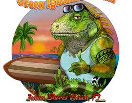 #102 สำหรับ Green Iguana Logo for a land and water sports equipment rental business โดย elinavarro