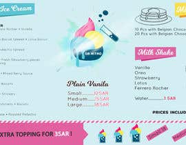 #67 for Design a Menu for an Ice Cream shop by dinahaqf95