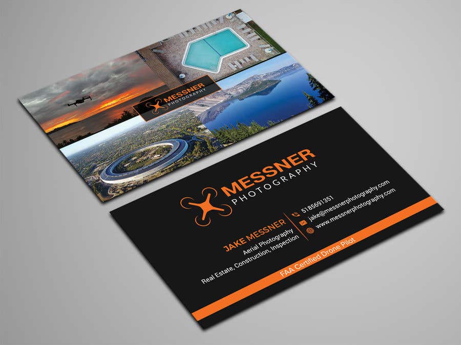 Contest Entry #322 for                                                 Aerial Photography Business Card Design
                                            