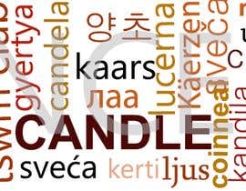#4 for Cloud Word Concept using word Candle in many languages av Fiamma102