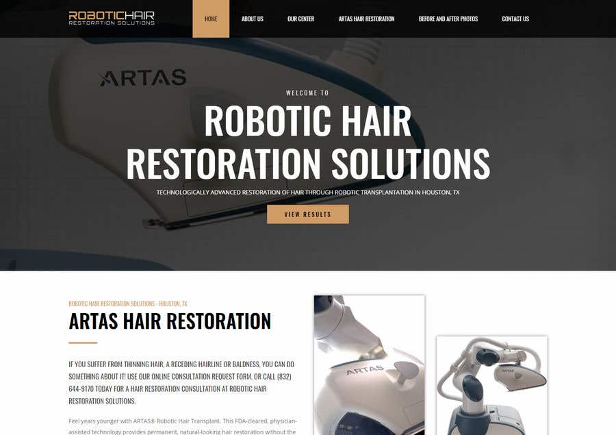 Contest Entry #195 for                                                 Design a Logo for a company - Robotic Hair Restoration Solutions
                                            