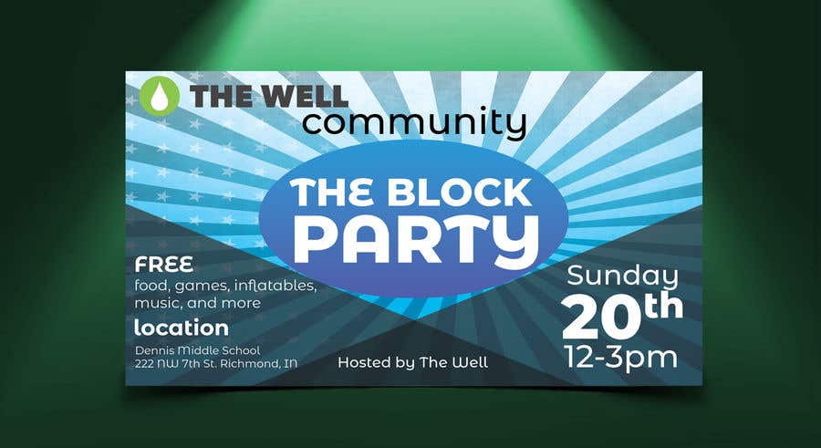 Конкурсна заявка №27 для                                                 design promo for a community block party
                                            
