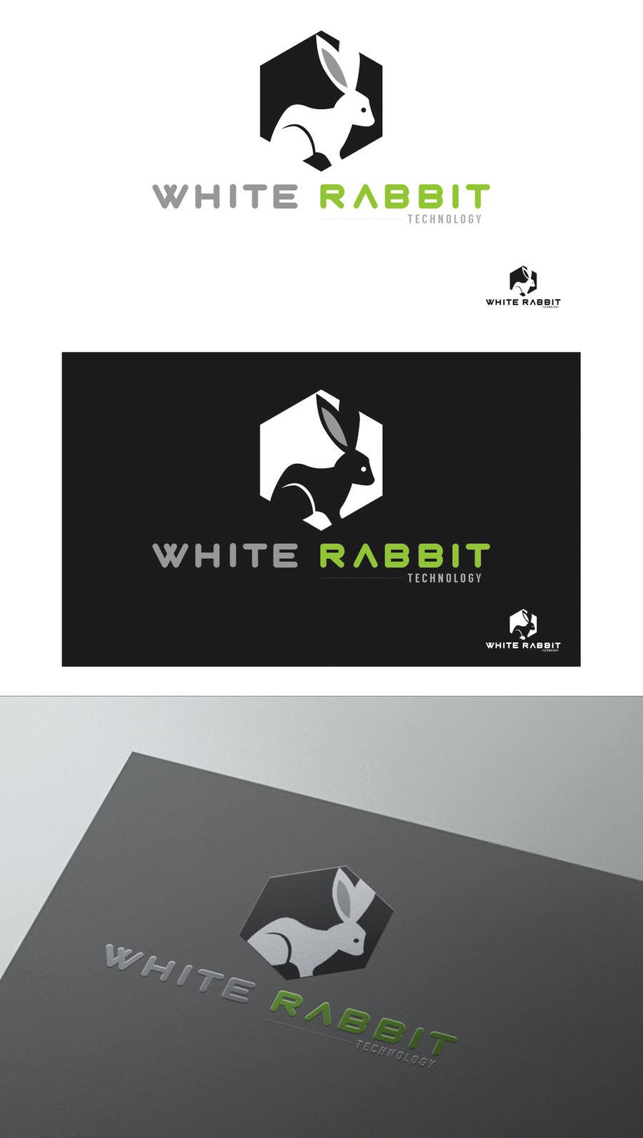Kilpailutyö #47 kilpailussa                                                 Design a Logo for White Rabbit Technology
                                            