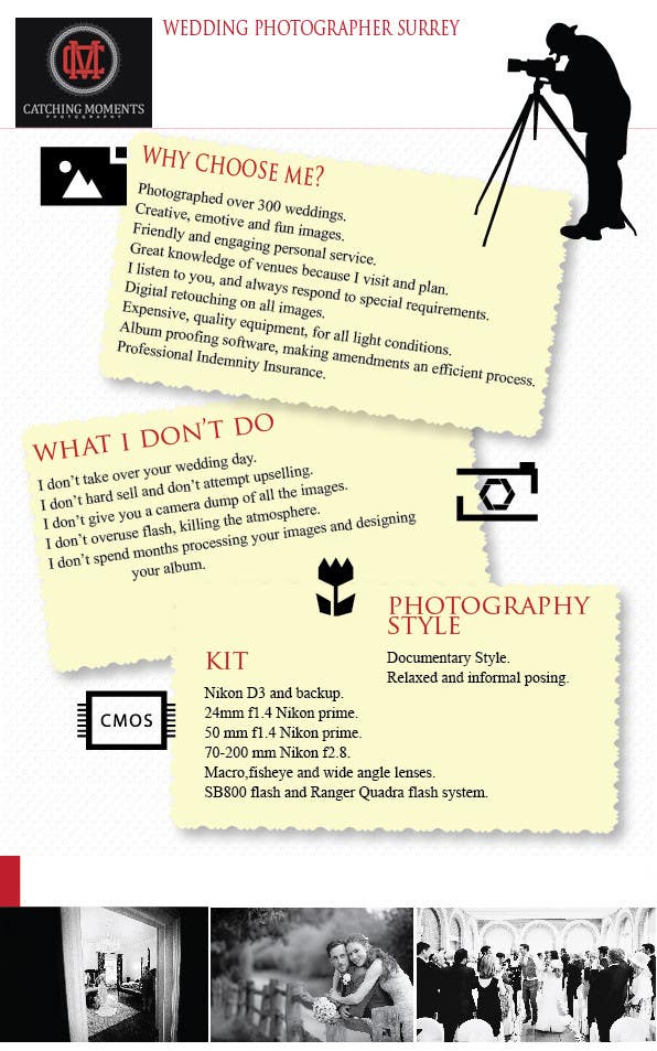 Contest Entry #13 for                                                 Wedding Photography Infographic
                                            