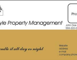 #86 untuk Business Card for : Professional Property Management Company oleh chaz19020