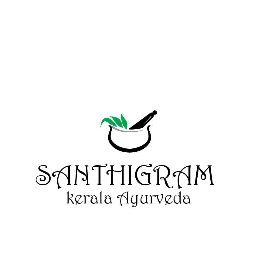 Intrarea #135 pentru concursul „                                                Logo Design for Santhigram Kerala Ayurveda
                                            ”