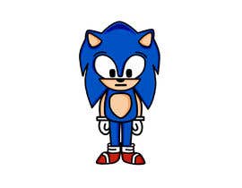 #12 para Draw Sonic the Hedgehog in Ahoodie Avatar style de alyanacea