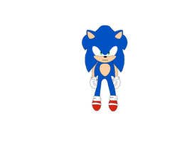 #4 for Draw Sonic the Hedgehog in Ahoodie Avatar style af Nishat1994