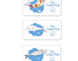 #35 für Cat Cuddle Fish Package Sticker Design von mutlutekin