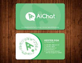 #246 para Design Name Cards for a Chat Software Company por aminur33