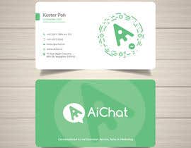 #244 para Design Name Cards for a Chat Software Company por Rahat4tech