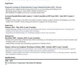 #9 for Edit A RESUME by diptisamant84