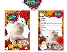 Nambari 22 ya Cat’s Trading Card design na satishandsurabhi