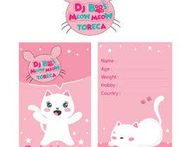 #12 dla Cat’s Trading Card design przez shrabanty