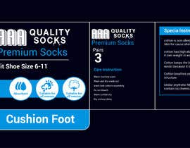 #9 for Design Socks Packaging by sherazi2592