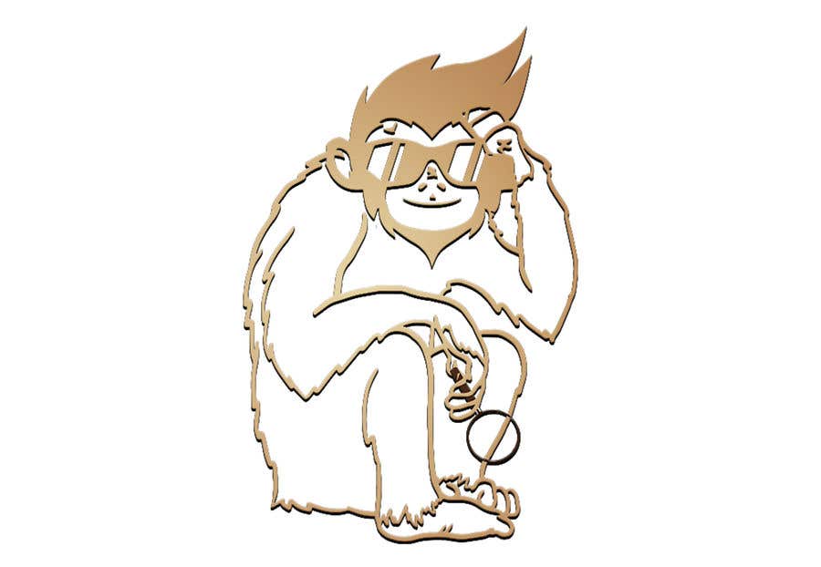 Penyertaan Peraduan #6 untuk                                                 Design seekproduct logo, monkey
                                            