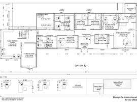 #27 สำหรับ Design the interior layout for our office โดย Ortimi2020
