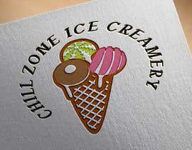 #55 สำหรับ Design logo and graphic on the exterior of our ice cream shop. โดย midouu84