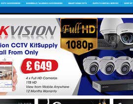 Nro 20 kilpailuun Homepage Banner for CCTV Sales &amp; Installation Website (Supply/fit) käyttäjältä mylogodesign1990